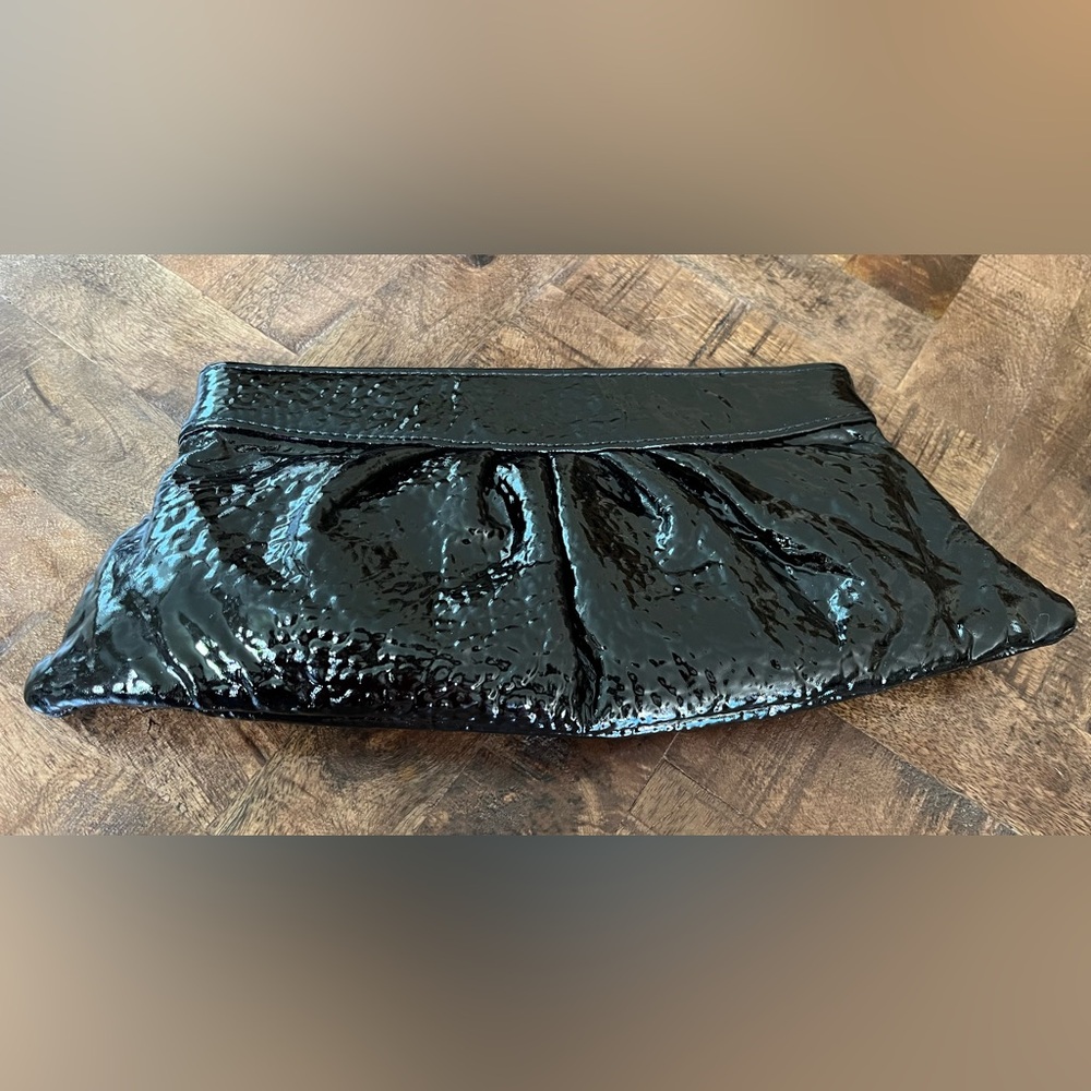 Lauren Merkin Clutch -Louise Glossy, black